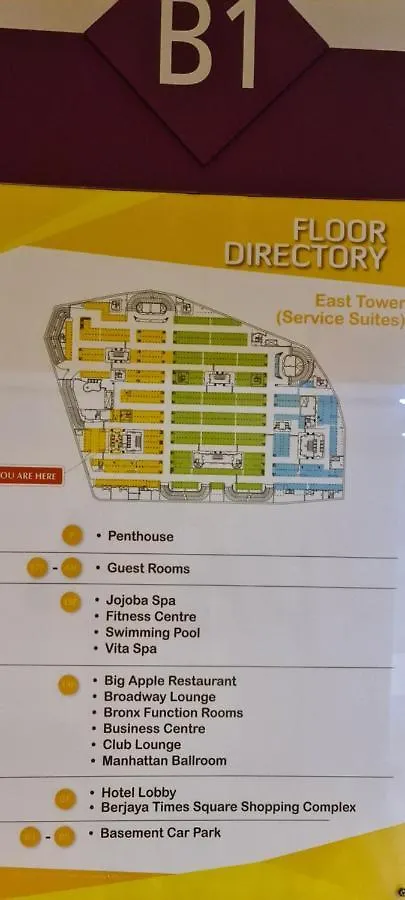 Apartment Raymond Suites At Berjaya Times Square Kuala Lumpur